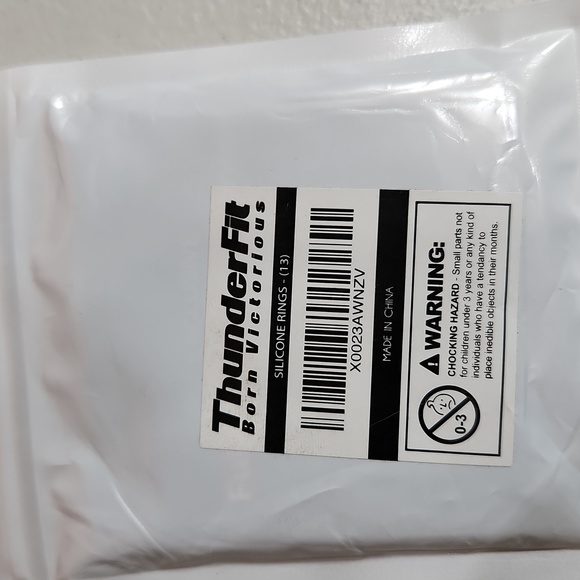 5/$25🌴Thunderfit 4pack Silicone 13 Rings Black, Gray, Gun Metal, Marbled Multi - Picture 2 of 4